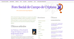 Desktop Screenshot of forosocialcriptana.com